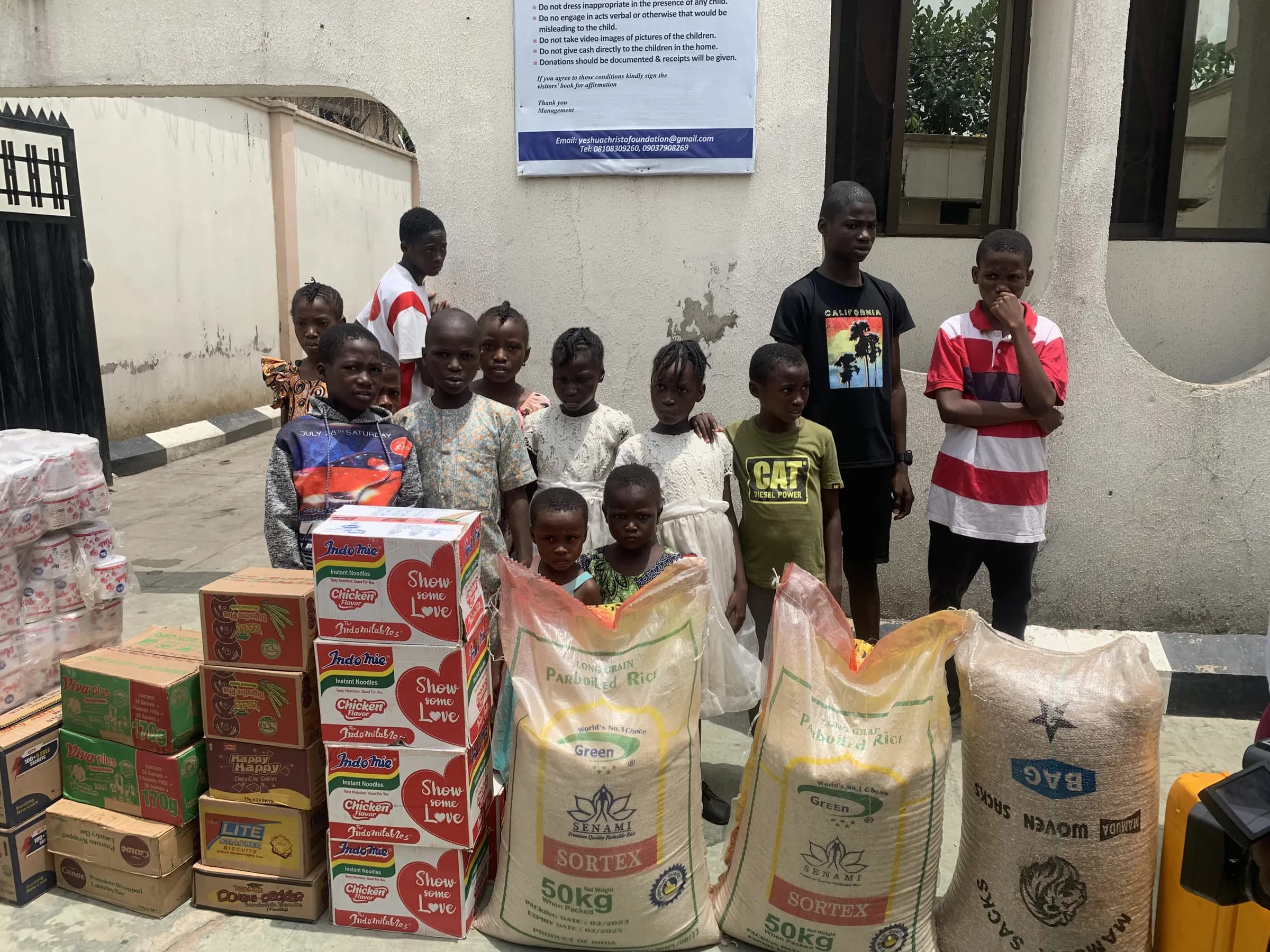 Rice, noodles and provisions from the Office of the Oyo State Government